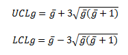 control limits for g chart