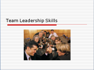 Team Leadership