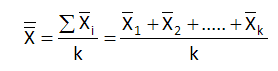 X double bar calculation figure