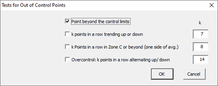 control tests