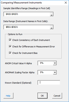 compareing instruments start