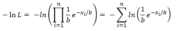log likelihood function
