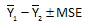 mse equation