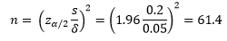 sample size equation