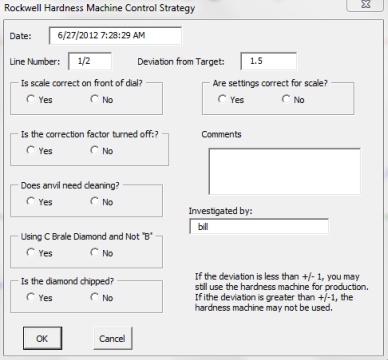 hardness tester control strategy