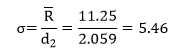 process 2 sigma calculations