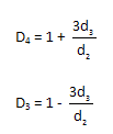 d3 and d4 equations