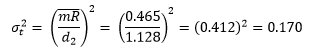 total variance calculation