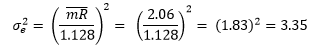 measure system variance equation