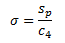 sigam from pooled standard deviation