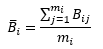 average bias equation