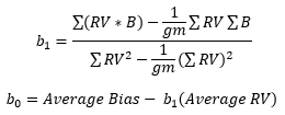 regression coefficients