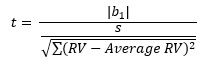 t statistic equation