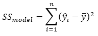 model sum of square