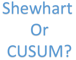 Shewhart or CUSUM