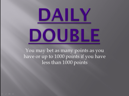 Daily Double