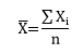 average equation