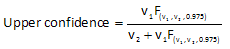 upper confidence limit equation