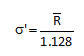 sigma calculation