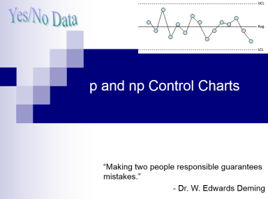 p and np Control Charts Complete Teaching Guide p and np control charts complete teaching guide